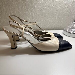 Vintage Christian Dior T-Strap Heels